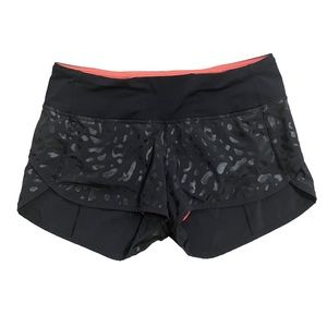 lululemon athletica Black and Gray Athletic Shorts